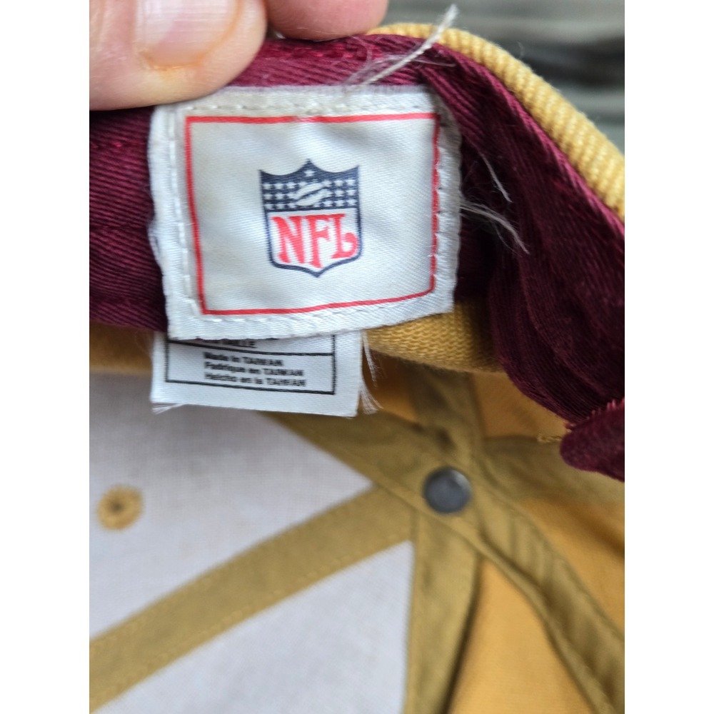NFL San Francisco 49ers Hat Mustard Yellow Burgundy Adjustable Strapback Cap - Picture 7 of 9